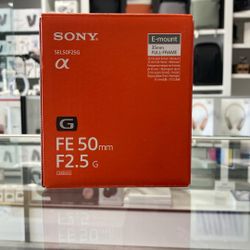 Sony FE 50mm F/2.5 G