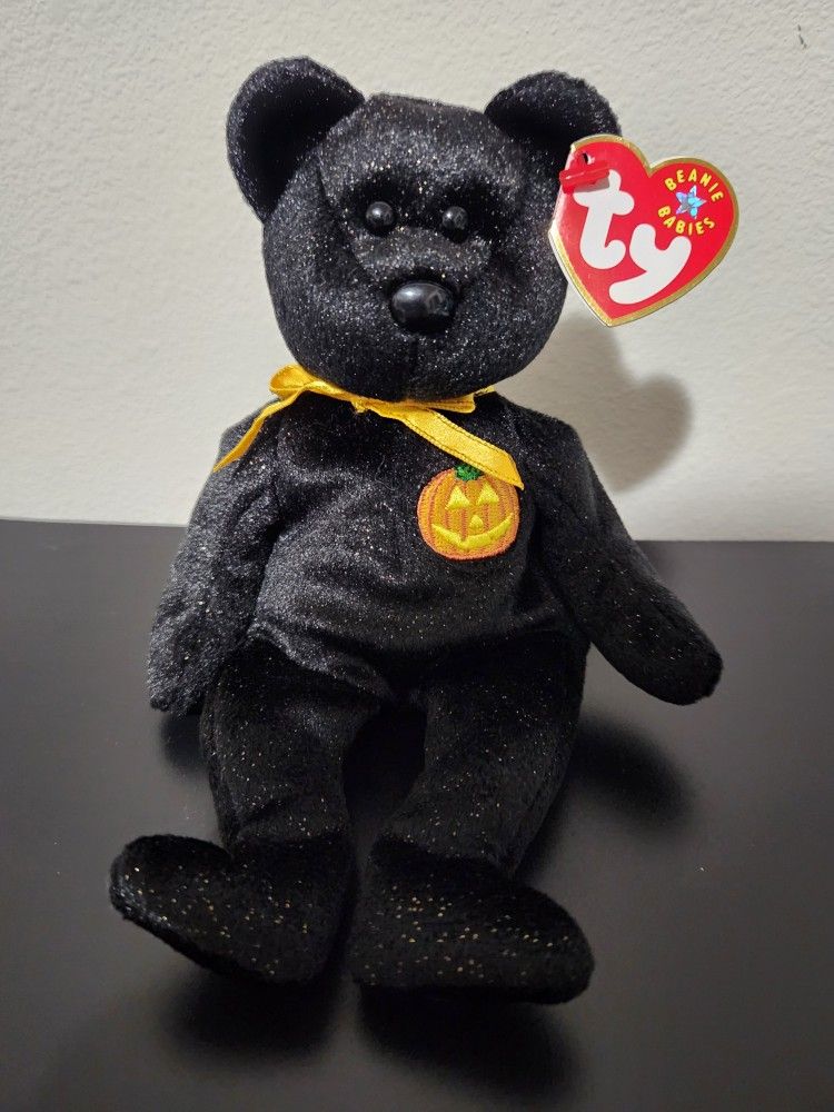 "Haunt,"TY Beanie Baby Halloween Bear