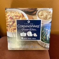 CORNING WARE, 6 PIECES, GREAT GIFT