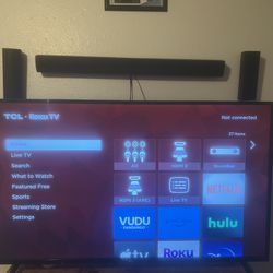 Tv With Sound Bar 