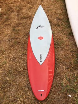 Rusty Epoxy Surf Board 6”1