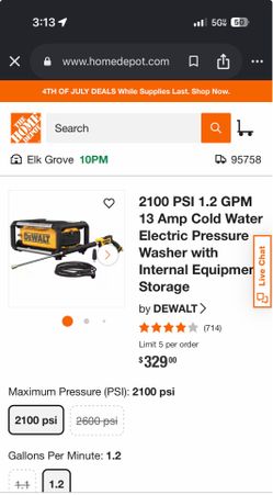 Dewalt Pressure Washer
