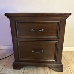 Nightstand with Charging Station – $90