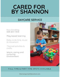 New Daycare North Visalia