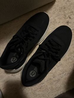 Lululemon Black Knit Sneakers