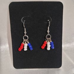 Red, White & Blue Earrings