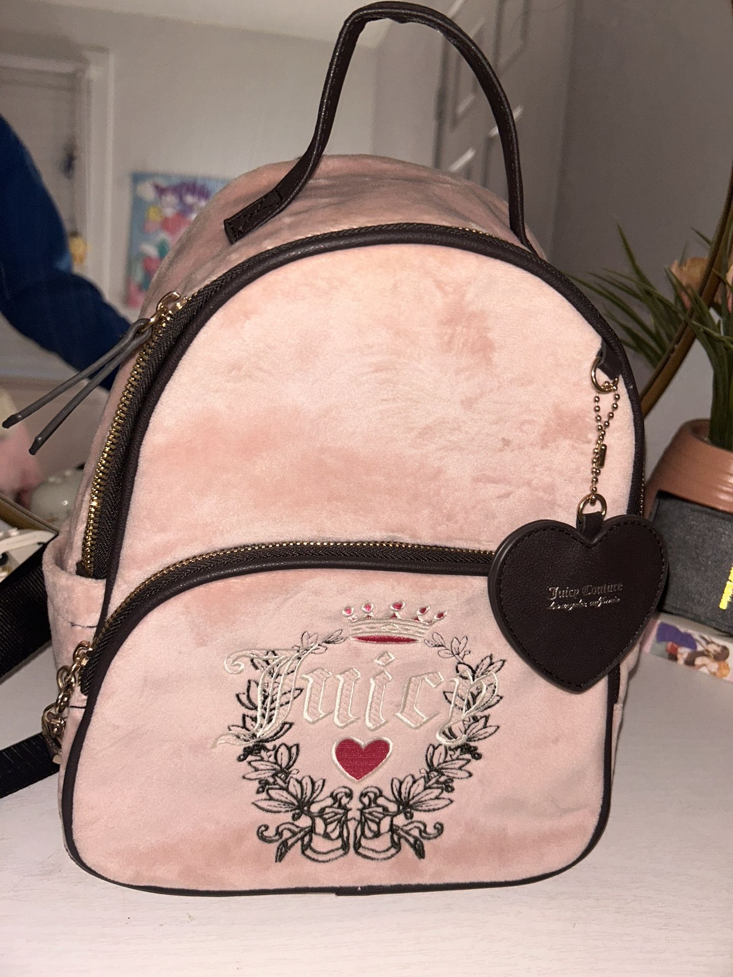 Pink juicy couture Mini Backpack 