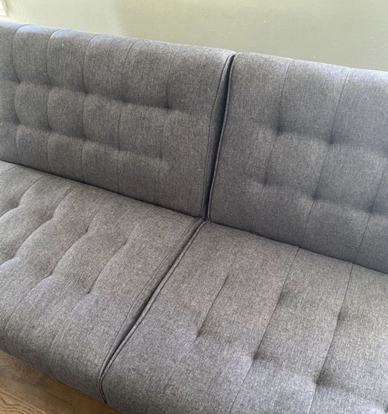 Clayton Grey Futon Sofa Bed