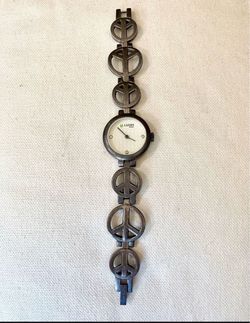 Lucky Brand Peace Sign Bracelet Watch