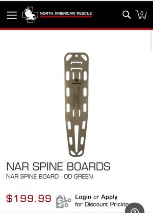 Photo North American Rescue Spine Board
