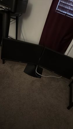 2 Monitors With Mount