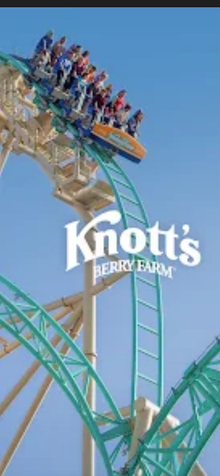 $45 PARK HOPPER Knott’s Berry Farm / Soak City Tickets
