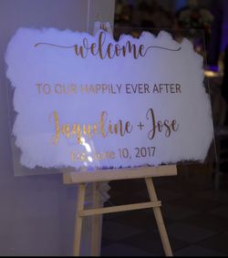 Acrylic Wedding Board 