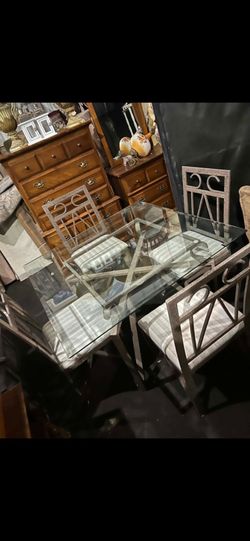 Table and 4 chairs