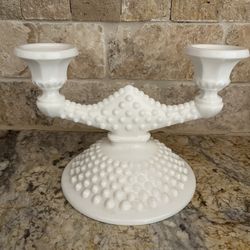 Fenton Double Candlestick Holder 
