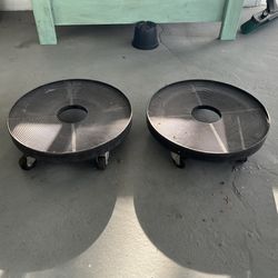 16” Plant Caddy Stand With Wheels
