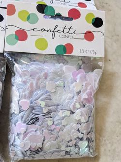 Confetti Hearts Doves Love