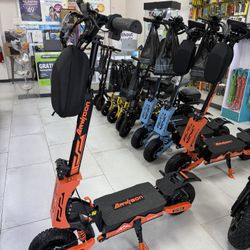 Arwibon GT08 Electric Scooter 50MPH! Finance For $50 Down Payment!!