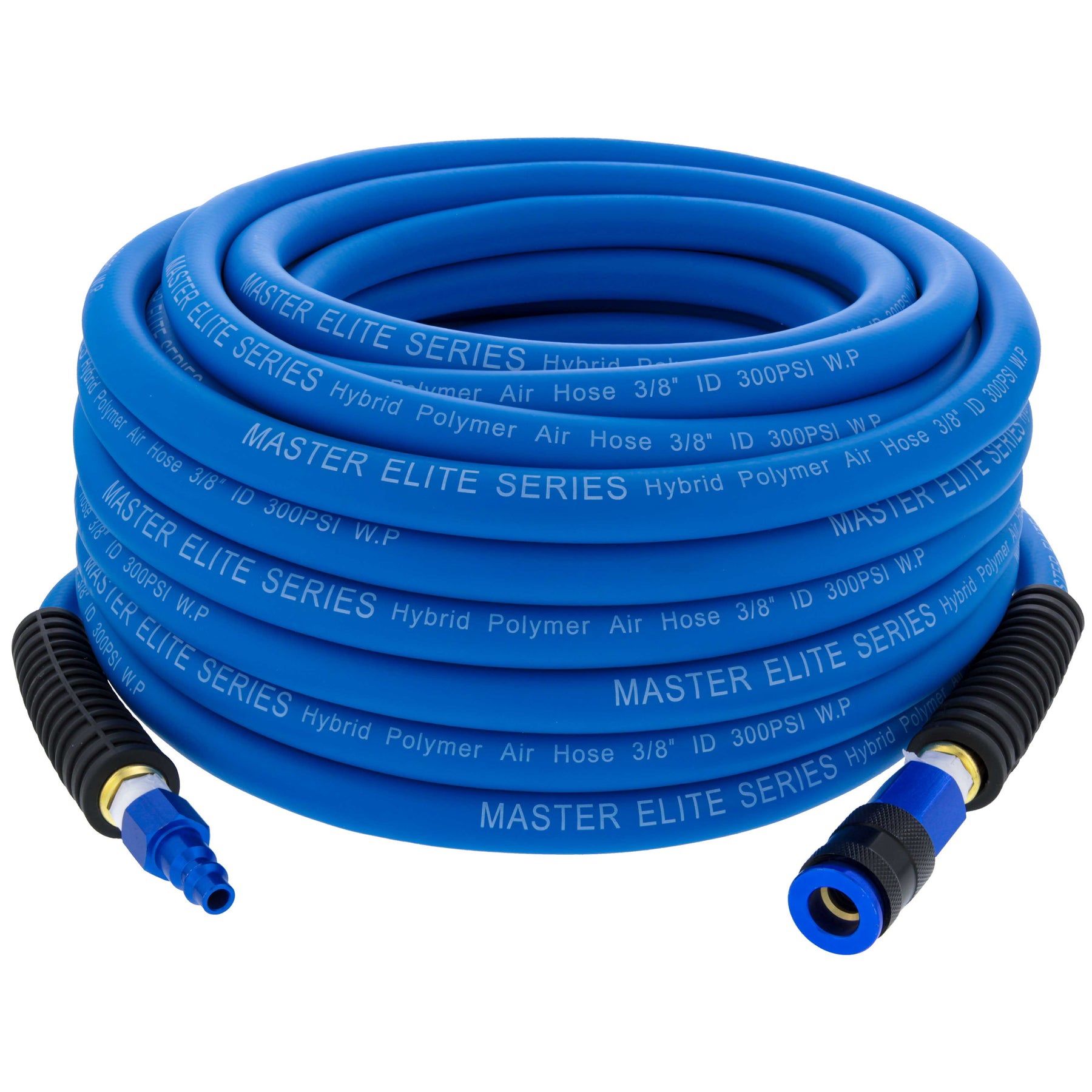 New Master Elite 300 PSI Hybrid Polymer 3/8” Air Hose Universal Fittings
