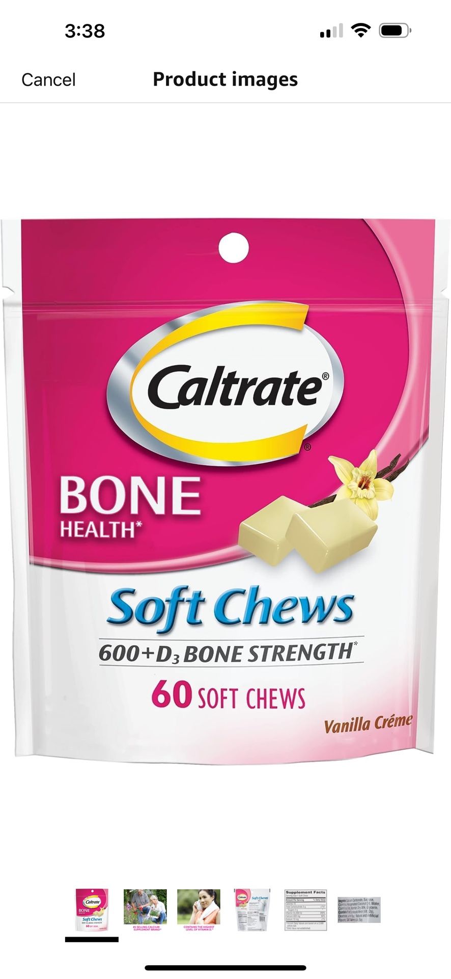 Caltrate 600+D3 Bone Strength 