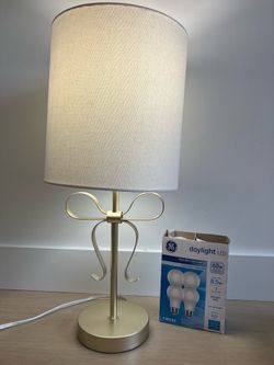 A Cute Bow Lamp about 24” Tall