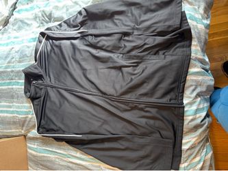 Foundry Jacket, Mens 2XLT Black, FULL  Zip Up, Fleece