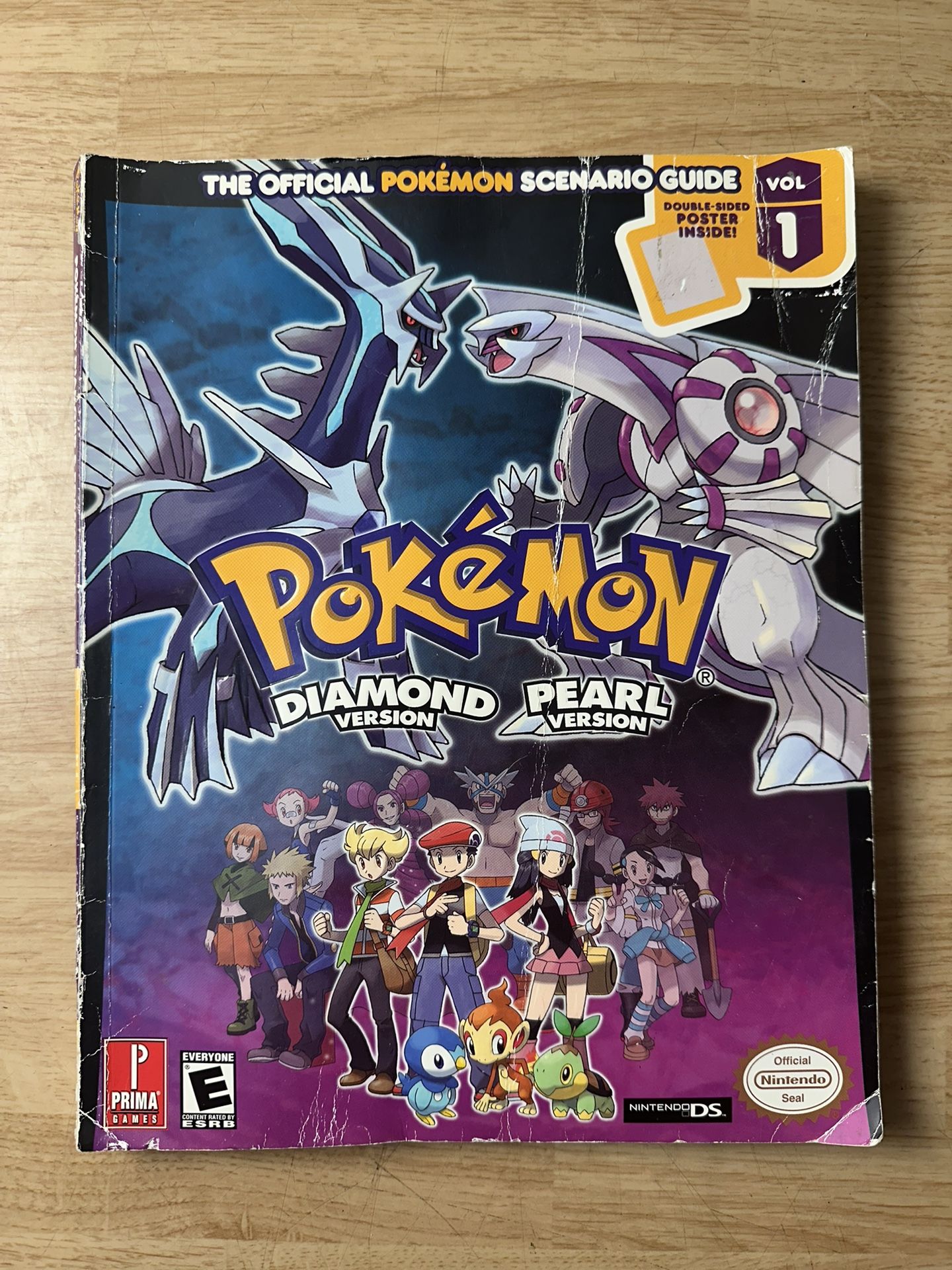 VINTAGE NINTENDO DS POKEMON DIAMOND & PEARL VERSION - PRIMA GAMES - THE OFFICIAL POKEMON SCENARIO GUIDE - VOLUME 1