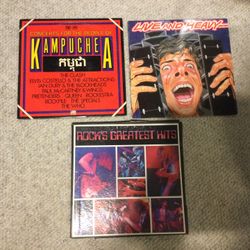 Vinyl Records.   3  Compilation Albums/Box Sets