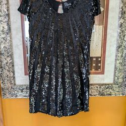 Diva by Emblex Black Sequin Dress