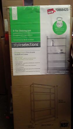 5 Tier shelving unit