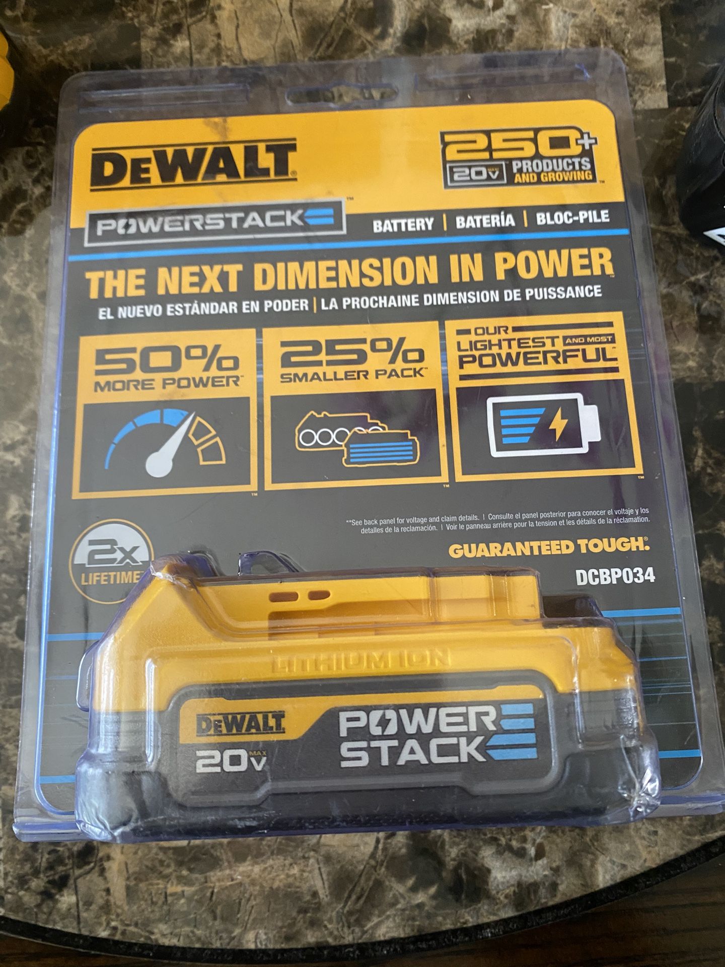 DeWalt Battery- Power Stack 20v
