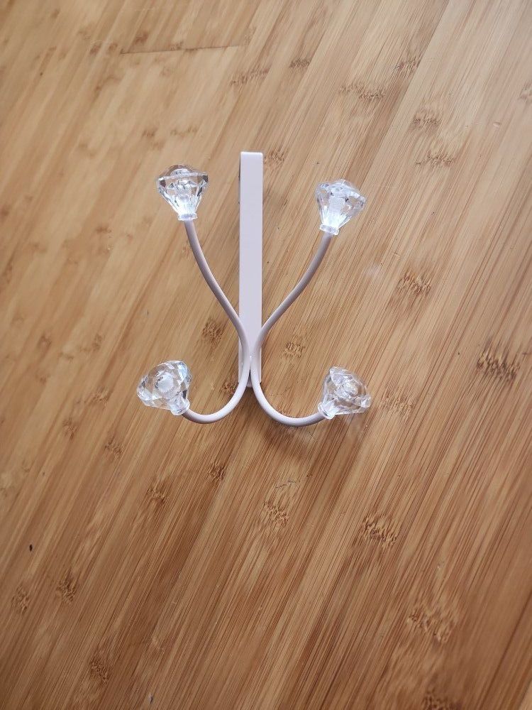Pink And Crystal Door Clothes Hanger