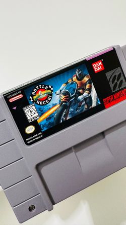 Power Rangers Zeo Battle Racers For Super Nintendo SNES Game Cartridge