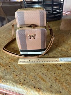 Small Crossbody Phone Bag with Bow Detail