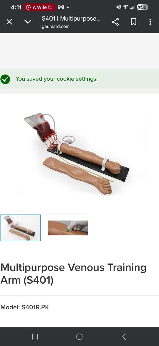 Phlebotomy Arm