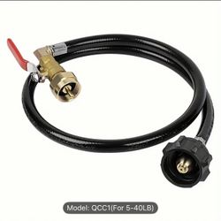 3 Feet Hose For 1 Lb Propane Bottle Refill.