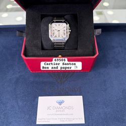 Cartier Santos 40 Mm Stainsteel 