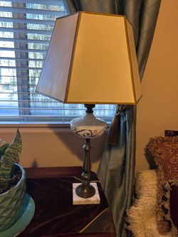 Vintage Brass/Marble Table Lamp For $65 OBO
