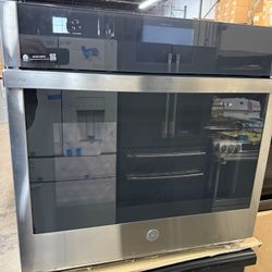 New GE Profile - 30" Smart Built-In Single Electric Convection Wall Oven with Air Fry