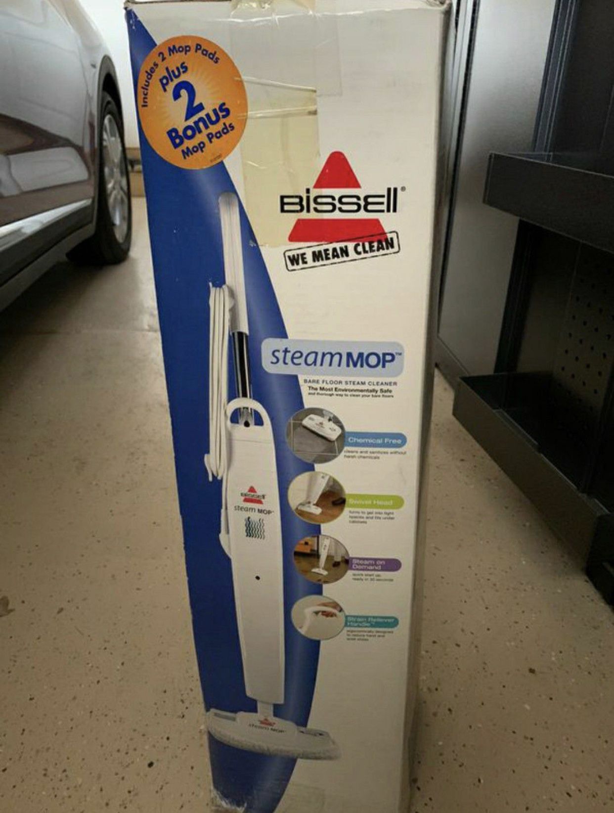 Bissell steam mop brand new in box