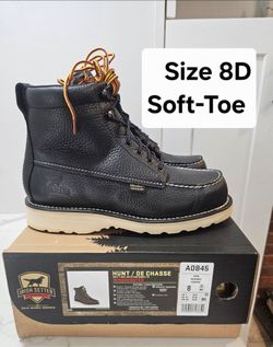 Red Wings Irish Setter Soft Toe Work Boots Size 8