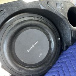 Rockford Fosgate RZR14-FWE Direct Fit Color Optix Front Vented Subwoofer Enclosure for Select Polaris RZR Models