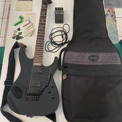 Used ESP LTD KH-602 Kirk Hammett Signature Series Electric Guitar Black