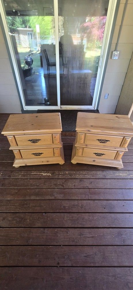 Wood End Tables