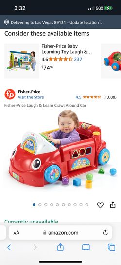 Fisher Price Crawl And Play Car