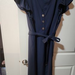 Navy blue dress