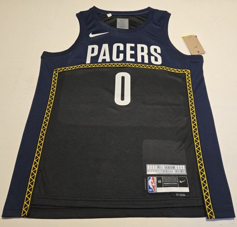 Indiana Pacers Tyrese Haliburton Jersey Size Mens Large