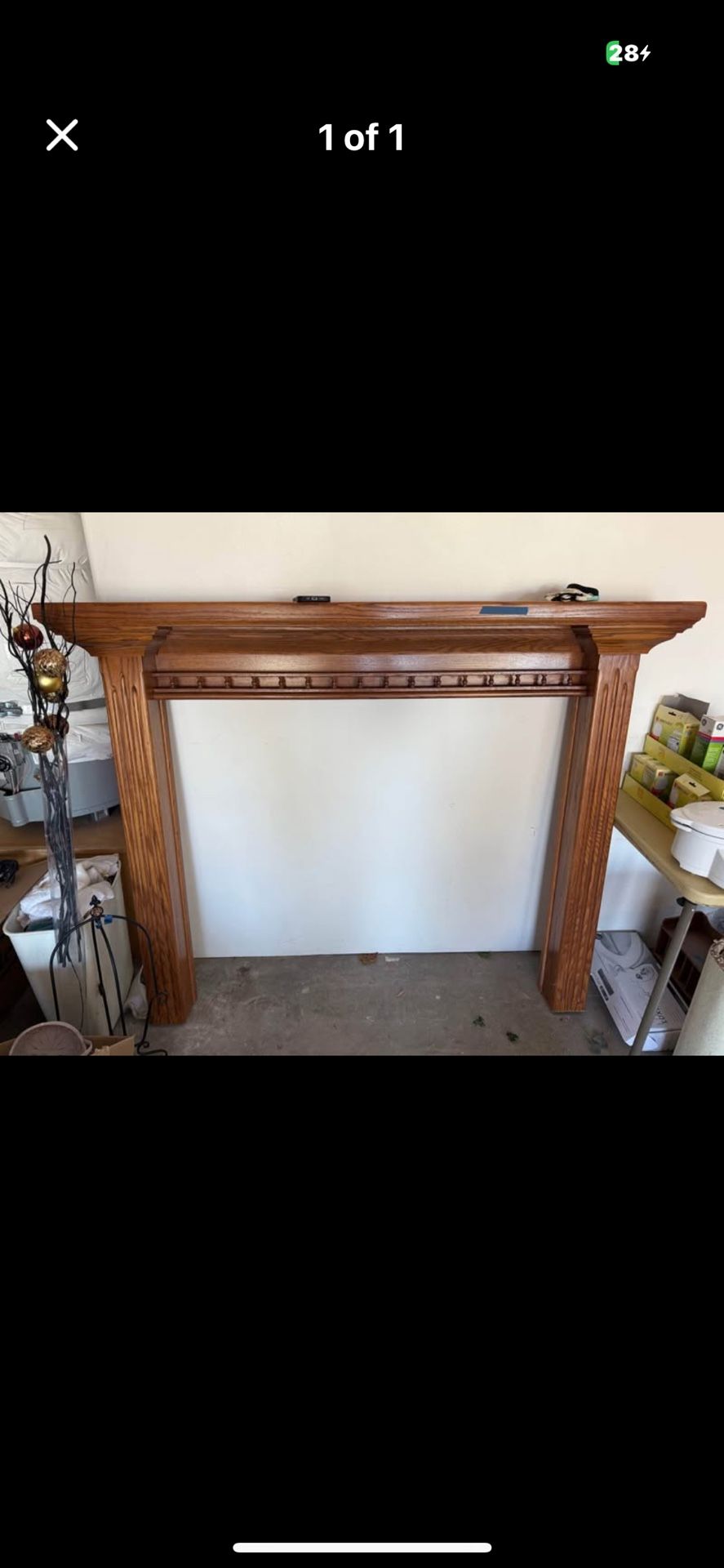 Wood Mantel