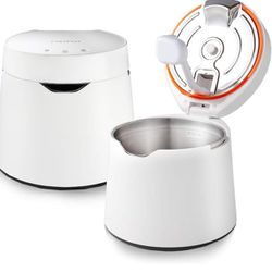 CarePod 31S Stainless Steel Ultrasonic Cool Mist Humidifier Whisper-Quiet Easy Clean for Large Room 1gal (4liter), Only 3 Washable Parts, Auto Shut-of