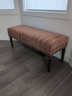 Ethan Allen bench nailhead trim